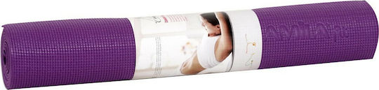 AMILA Fitnessmatte Yoga Lila (173x61x0.6cm)