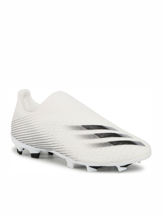 Adidas X Ghosted.3 Ll FG Χαμηλά Ποδοσφαιρικά Παπούτσια με Τάπες Λευκά