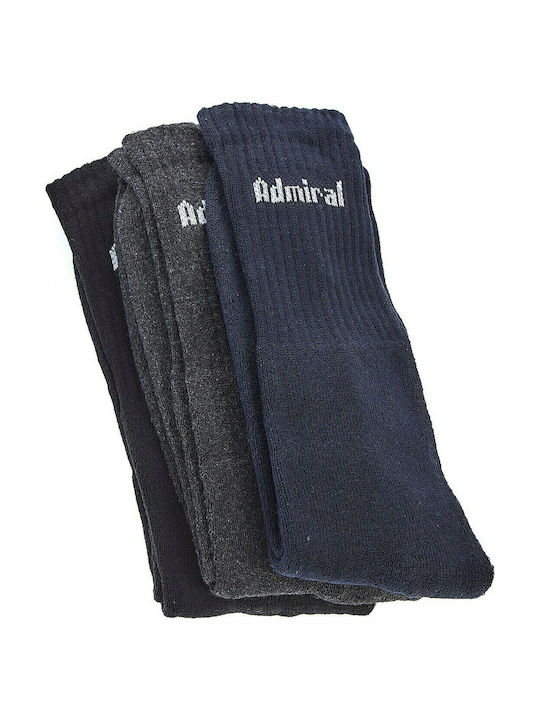 Admiral Tennis Socks Black 3 Pairs