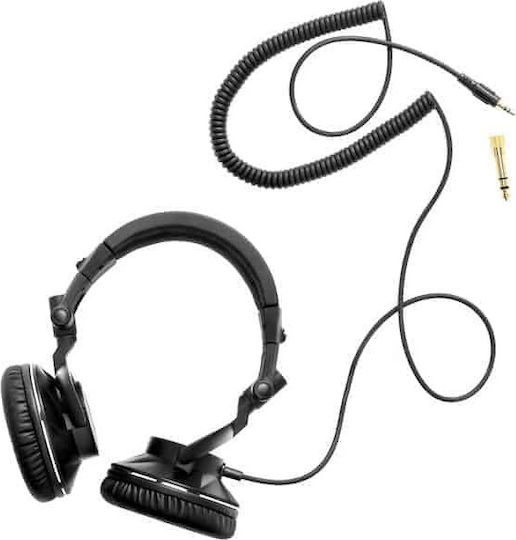 Hercules HDP DJ60 Ενσύρματα Over Ear Ακουστικά Μαύρα