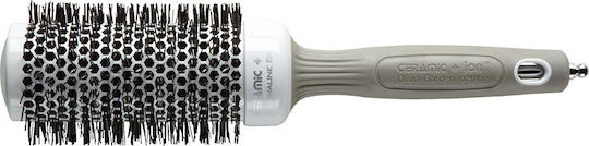 Olivia Garden Ceramic+ Ion Thermal Brush Hair for Straightening White 45mm
