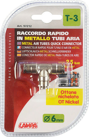 Lampa T-3 Connector Metallic 6mm