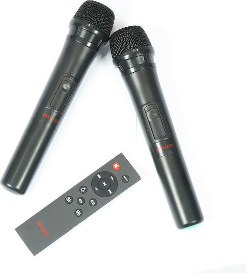 Aiwa Ηχείο Karaoke με Ασύρματο Μικρόφωνο και Εφέ Φωτισμού KBTUS-700 Μαύρο