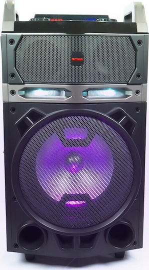 Aiwa Ηχείο Karaoke με Ασύρματο Μικρόφωνο και Εφέ Φωτισμού KBTUS-700 Μαύρο