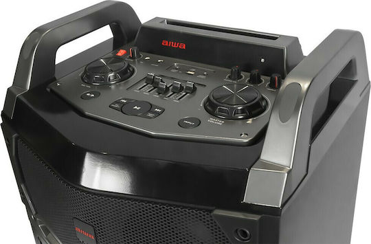 Aiwa Ηχείο Karaoke με Ασύρματο Μικρόφωνο και Εφέ Φωτισμού KBTUS-700 Μαύρο