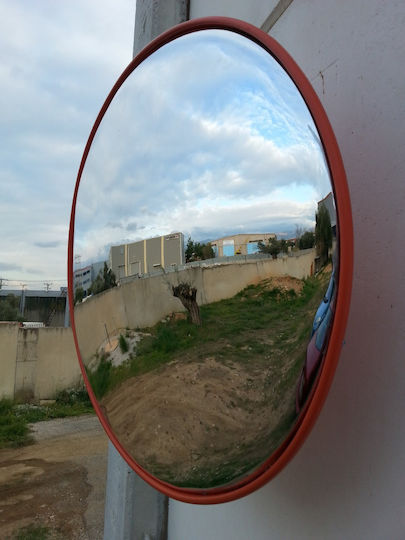 Doorado Oglindă de circulație 80cm în Portocaliu Culori