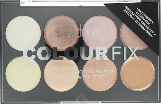 Technic Colour Fix Cream Highlighter Palette 16gr