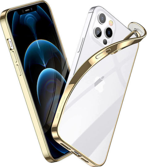 ESR Halo Umschlag Rückseite Silikon 0.75mm Gold (iPhone 12 Pro Max)