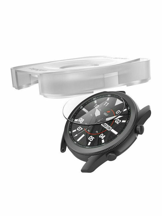 Spigen GLAS.tR EZ Fit Screen Protector for the Galaxy Watch 3 45mm 2pcs AGL01843