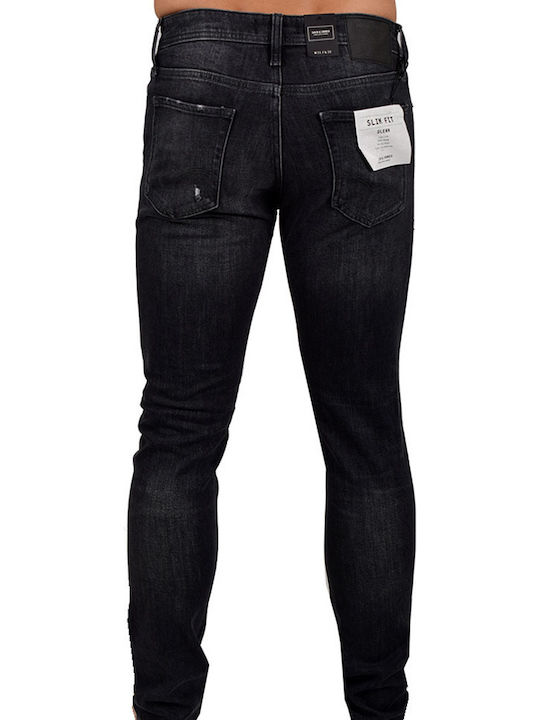 Jack & Jones Ανδρικό Παντελόνι Τζιν Black Denim