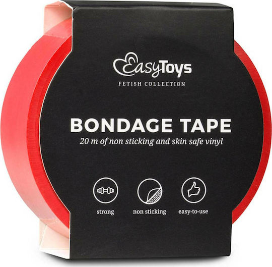 Easytoys Bondage Tape Ταινία Δεσίματος σε Κόκκινο Χρώμα