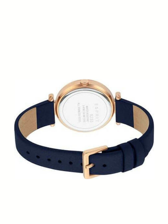 Esprit Women's Watch with Blue Leather Strap