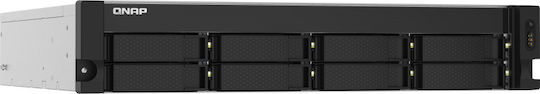 QNap TS-832PXU-4G NAS Rack with 8 slots for HDD/SSD and 2 Ethernet ports