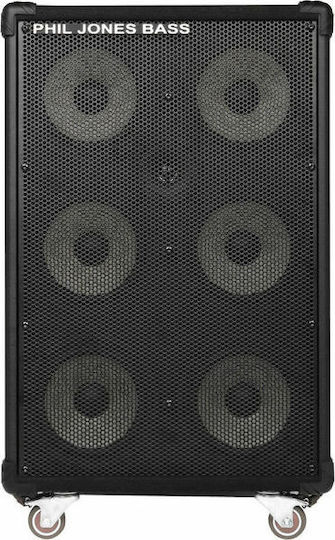 Phil Jones Bass CAB-67 Кабина Електрически бас 6 x 7" 500W Черен