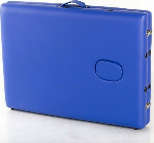 SuperOrtho Portable Foldable Physiotherapy Bed Blue Wooden 190x70cm