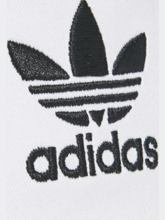 adidas Trefoil Fabric Men's Hat Bucket Style White
