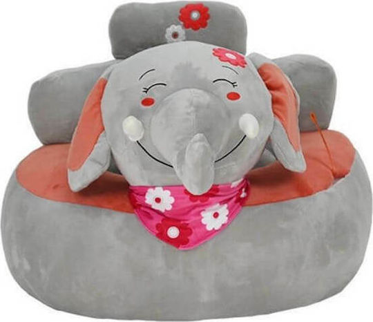 Beanbag Elefănțel 55x50x60 cm Gri