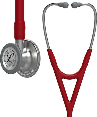 3M Littmann Cardiology IV Cardiology Kids Non Chill Double Head Stethoscope Burgundy