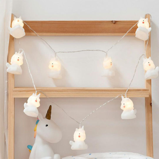 Kiokids Garland Plastic Kids Wall Light Unicorns Kiokids Garland Plastic Kids Wall Light Unicorns
