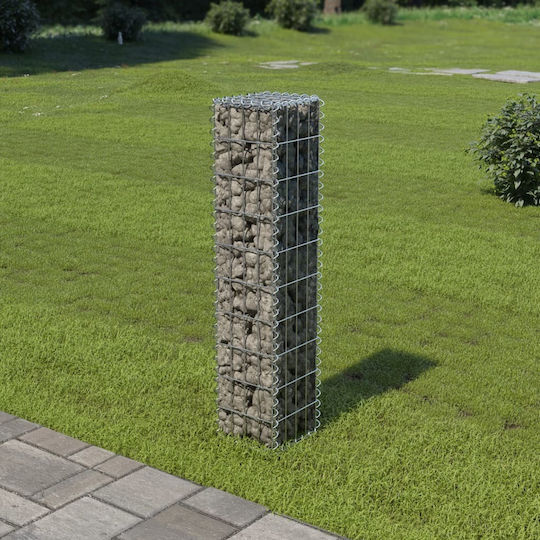 vidaXL Wall Garden Fencing Material with Covers 1pcs Silver