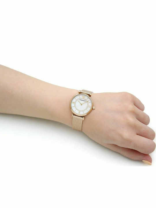 Emporio Armani Gianni T Bar Ceas cu Mecanism pe Baterie