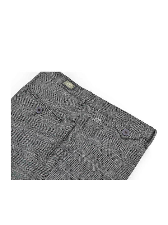 Makis Tselios Fashion Men's Trousers Chino Gray