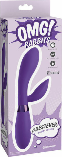 Pipedream Rabbits Bestever Silicone Vibrator Вибратор Заек 21см Лилав