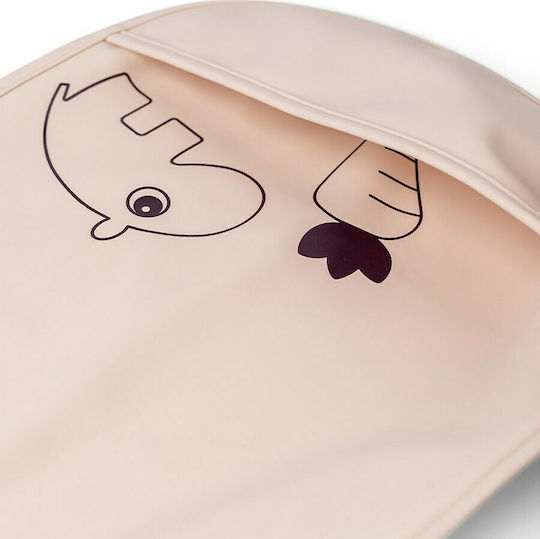 Done by Deer Deer Friends Waterproof Bib Plastic with Hoop & Loop Fastener & Pocket Powder 2pcs