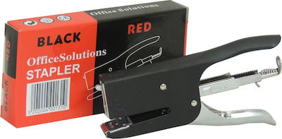 Black Red Hand Stapler with Staple Ability 25 Sheets