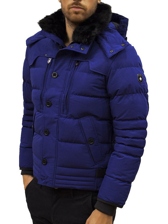 Wellensteyn Starstream Men's Winter Puffer Jacket Blue