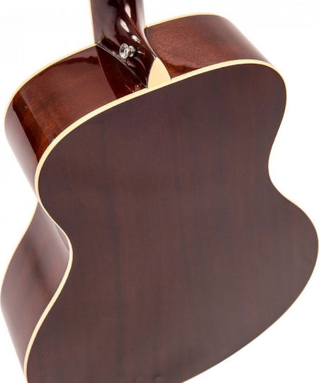 Vintage Semi-Akustik Gitarre VE330 Folk Sunburst
