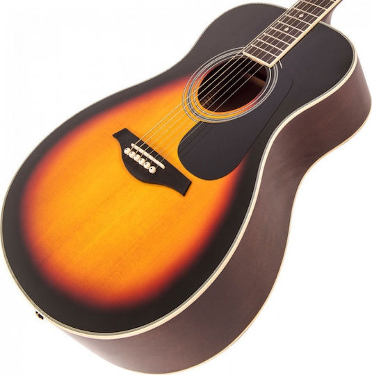 Vintage Semi-Akustik Gitarre VE330 Folk Sunburst
