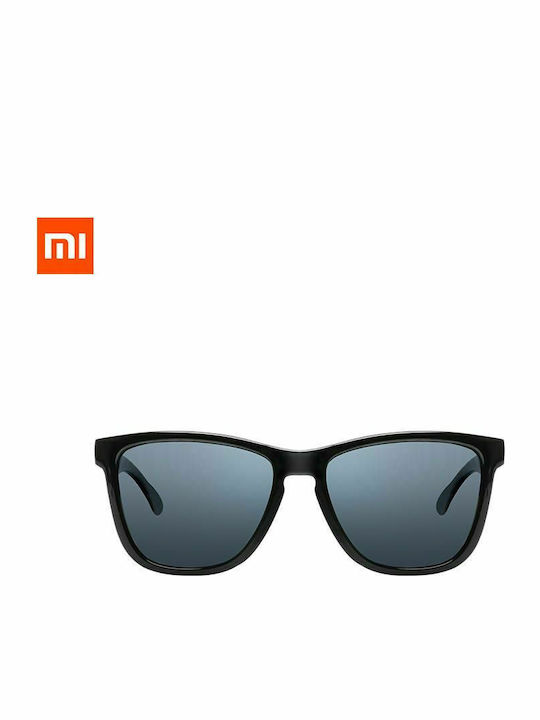 Xiaomi Men's Sunglasses with Black Plastic Frame and Gray Polarized Lens TYJ01TS