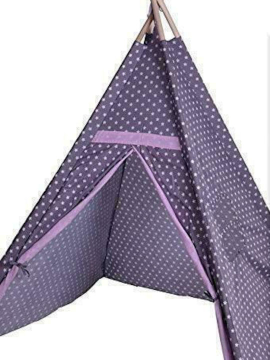 Cort pentru Copii Indian Ινδιάνικη Teepee Violet pentru 3+ ani