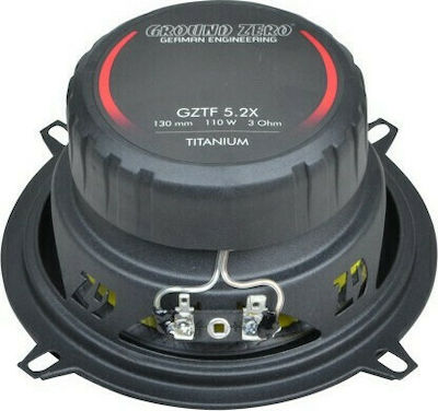 Ground Zero Car Speaker Set 5.25" with 80W RMS (2 Way)