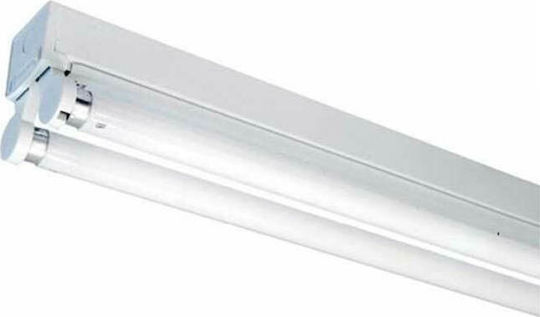 V-TAC Осветително тяло Еднократен с 2 места за LED лампи T8 150бр