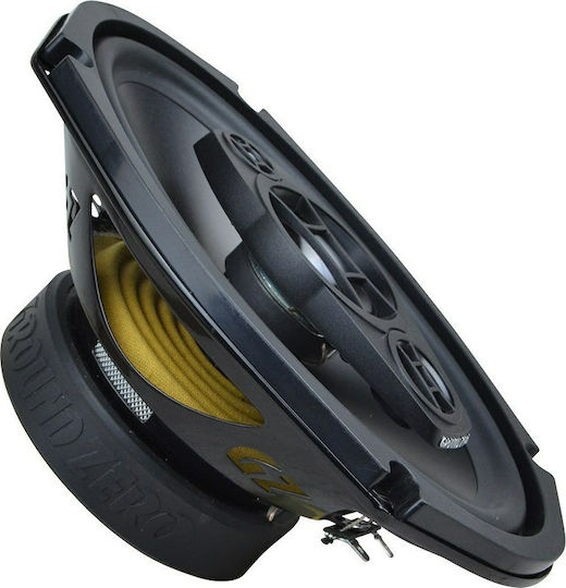 Ground Zero Σετ Ηχεία Αυτοκινήτου Ομοαξονικά 6x9" με 130W RMS (3 Δρόμων)