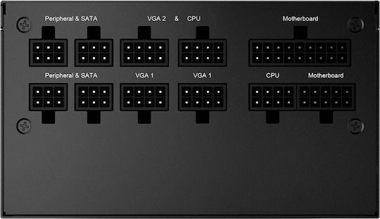 MSI MPG A750GF 750W Черен Компютърно захранване Пълен модул 80 Plus Gold