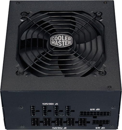 CoolerMaster MWE rev. 2.0 750W Μαύρο Τροφοδοτικό Υπολογιστή Full Modular 80 Plus Gold