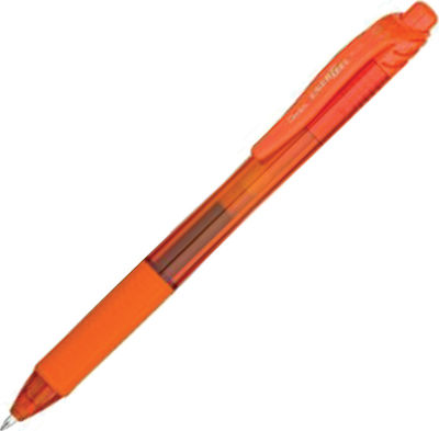 Pentel Energel Pen 0.7mm with Orange Ink