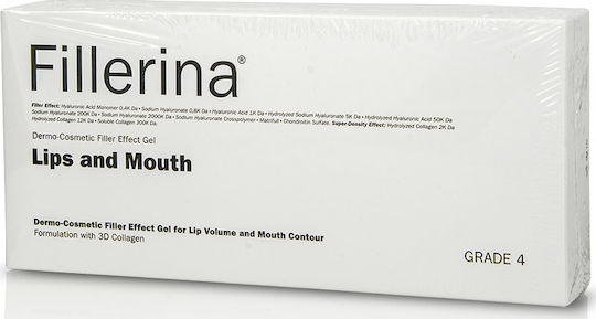 Labo Fillerina Buze Și Efect De Filler Pentru Gură Grad 4 Serum Anti-îmbătrânire Pentru Față Cu Acid Hialuronic 5ml