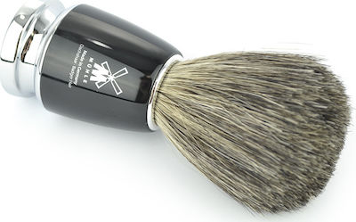 Muhle Rytmo Shaving Brush with Badger Hair Bristles 21mm Black