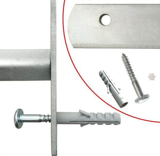 vidaXL Adjustable Security Window Bars with 2 Bars 1000-1500mm Grilles