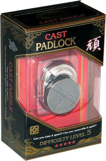 Hanayama Cast Puzzle: Level 5 Padlock Γρίφος από Μέταλλο 473740