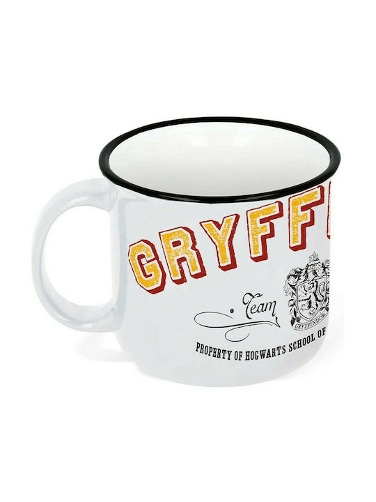 Stor Gryffindor Керамична Бяла Чаша 414ml