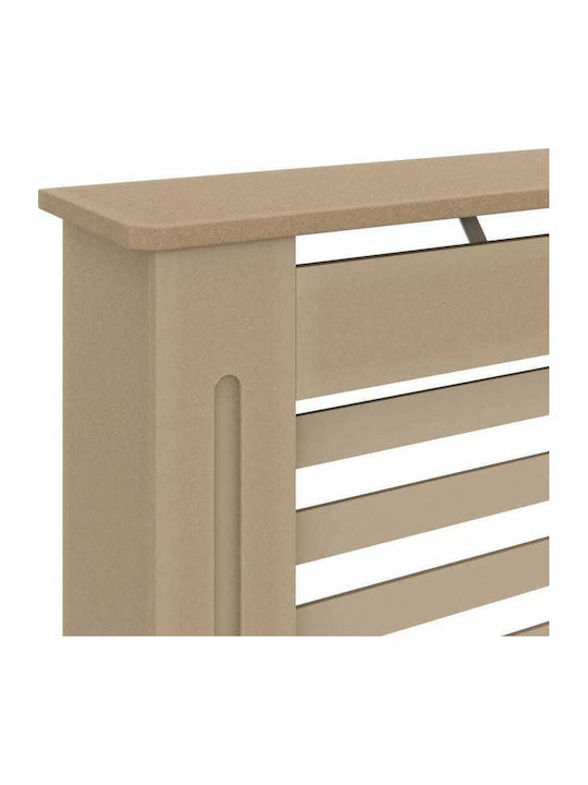 vidaXL Κάλυμμα Καλοριφέρ από MDF Καφέ 112x19x81cm