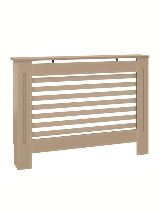 vidaXL Κάλυμμα Καλοριφέρ από MDF Καφέ 112x19x81cm