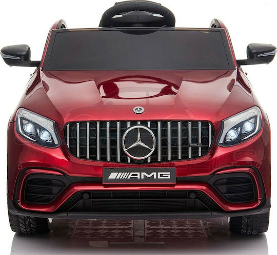 Mercedes Benz GLC 63S Cu Un Loc Cu Telecomandă Licențiat 12 Volți Burgundy Pentru 1+ Ani
