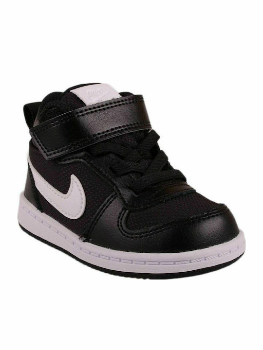 Nike Court Borough Mid Pe Kids Sports Shoes Black / White