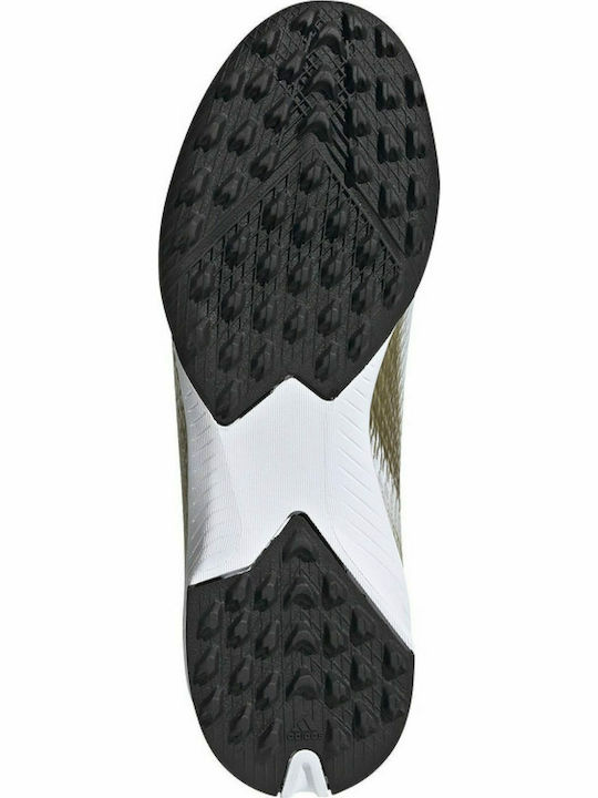 X Ghosted.3 Turf Kids Soccer Cleats Cloud White / Met.gold Melange / Core Black